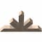 Ekena Millwork Saratoga Smooth Timber Gable Bracket, Douglas Fir, 48"W x 28"H x 5 1/2"D x 5 1/2"F, 14/12 Pitch GBW048X28X0606SAR00SDF - alternate 3